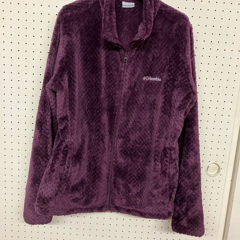 Columbia Women's Plush Purple Teddy Jacket
